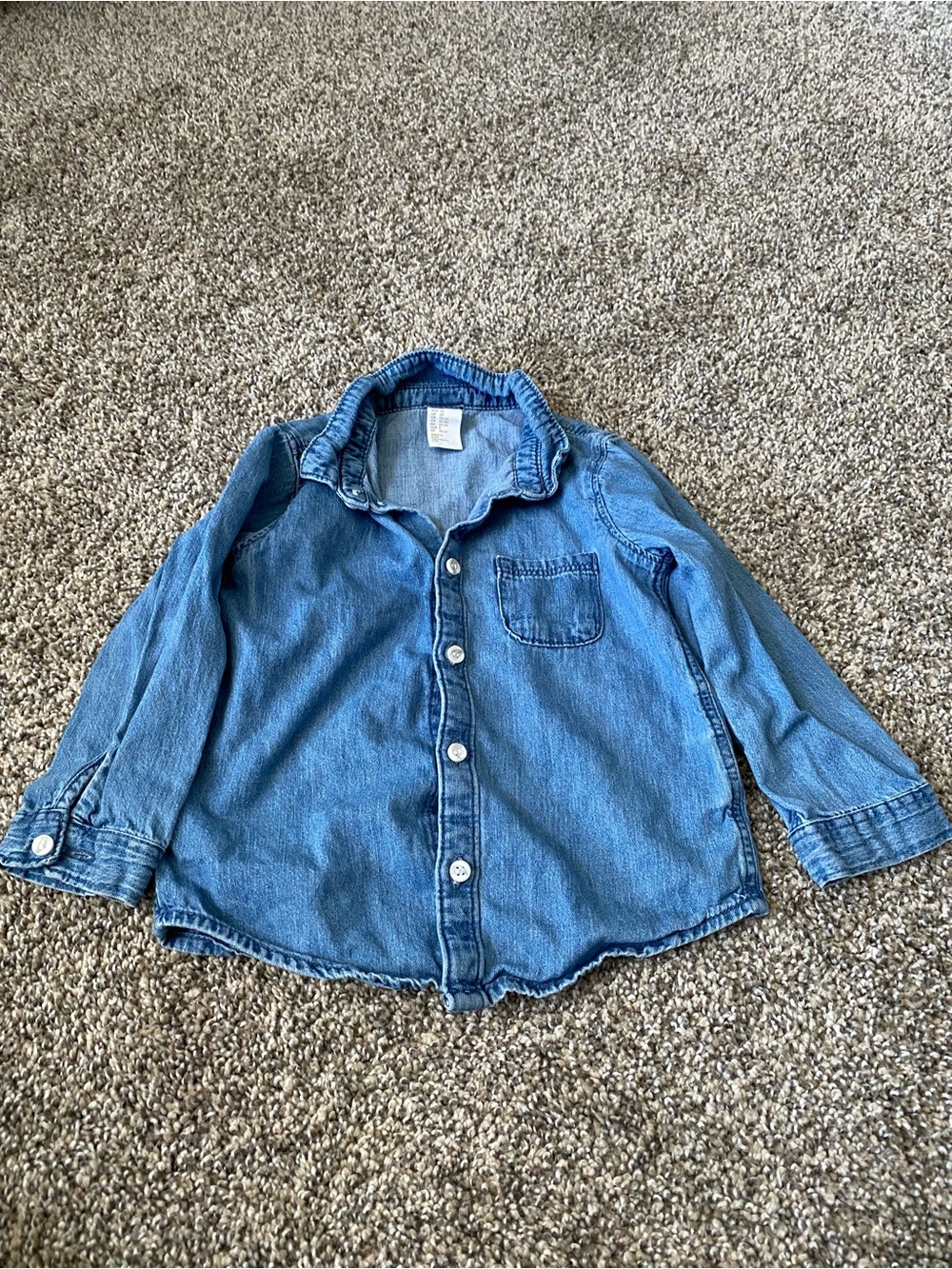 H&M Light Blue Denim Kids Shirt-Jacket - 2T